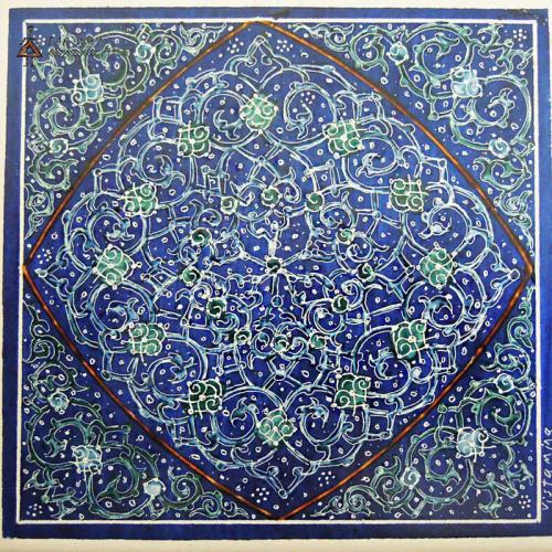 Hand-Painted Decorative Mandala Tiles decorative tile3 farwayart