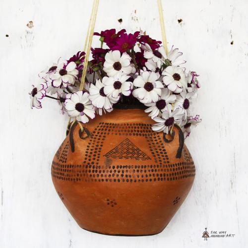 Handmade Tribal Hanging Pottery Vase