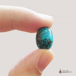 Oval blue Persian turquoise